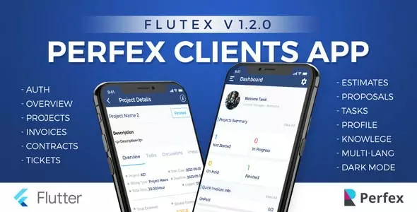 Flutex - Perfex CRM Customer Mobile App